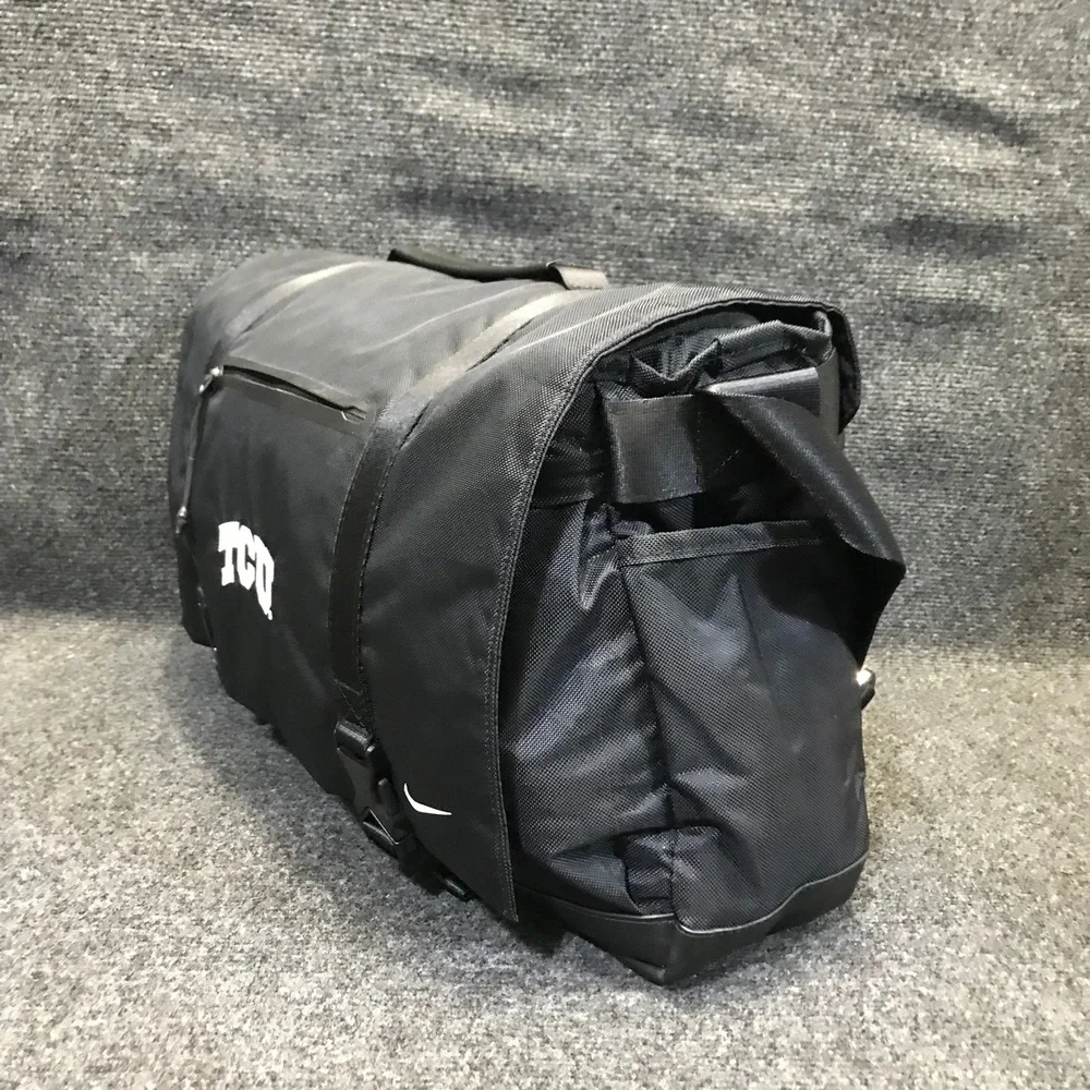 Nike PBZ745-010 TCU Horned Frogs Black‎ Eugene Premium Messenger Laptop Work Bag
